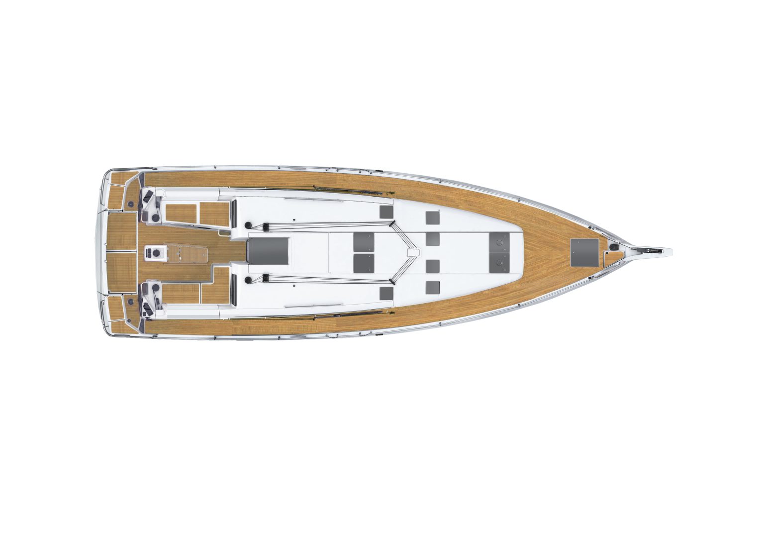 Sun Odyssey 490 Deck layout