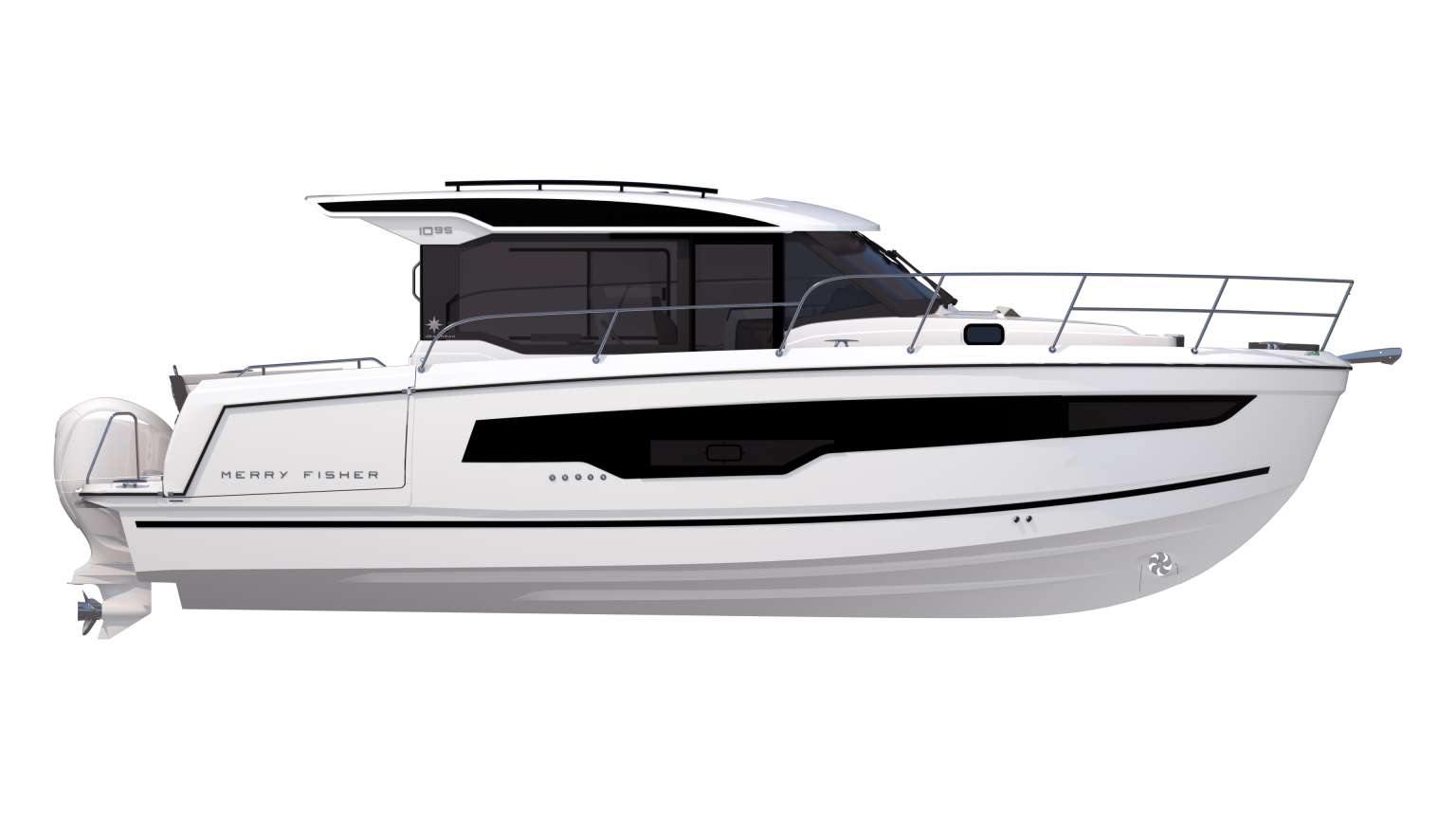 Merry Fisher 1095 Coupe serie 2 side render
